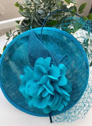 Betager/hat med slør, teal